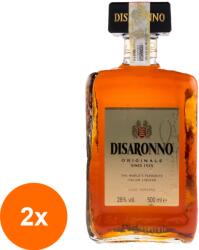 DISARONNO Set 2 x Lichior Amaretto Disaronno Originale, 0.5 l, 28%