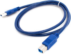Thunder Germany UPC-74 (USB-A papa - USB-B papa) Nyomtató kábel, kék, USB3.0 - 1m