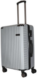 HaChi Memphis ezüst 4 kerekű közepes bőrönd (Memphis-M-ezust)