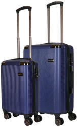 HaChi Houston kék 4 kerekű 2 részes bőrönd szett (Houston-S-M-kek)