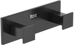 Roca Hotels Square 2 ágú szögletes fém akasztó, fekete A817602C40 (A817602C40)