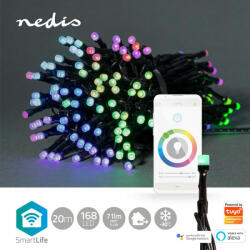 Nedis Wifi Fényfüzér - RGB - 20 m - 168 Led - SmartLife (WIFILX01C168)