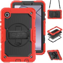  Husa SOLID 360 rezistenta pentru Samsung Galaxy Tab A9 rosie