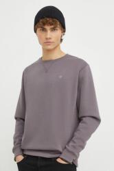 G-Star RAW felső szürke, férfi, sima - lila L