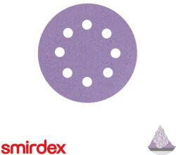 Smirdex 740 kerámiszemcsés csiszolókorong, 8 lyukú, Ø 125 mm, P150 (740428150)