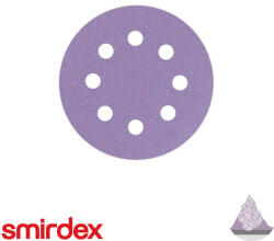 Smirdex 740 kerámiaszemcsés csiszolókorong, 8 lyukú, Ø 125 mm, P320 (740428320)