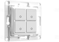 Shelly fali villanykapcsoló, 4 gombos, fehér SHELLY WALL SWITCH 4XBTNW (LLY WALL SWITCH 4XBTNW)