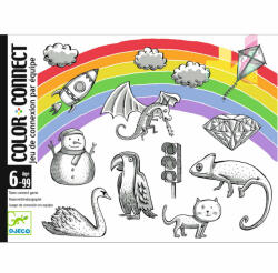 DJECO Color connect, Joc de carti Djeco (DJ05088) - nebunici