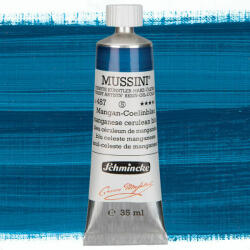 Schmincke Mussini olajfesték, 35 ml - 487, manganese cerulean blue