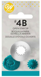 Wilton Decorating Tip 4B Open Star Carded