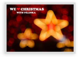 Árpád Pálinka Képeslap - We Love Christmas with palinka