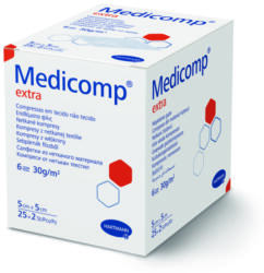 HARTMANN Medicomp® Extra steril 6 rétegű sebfedő (5 x 5 cm; 25 x 2 db) (4110782)
