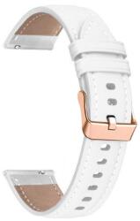  LEATHER Bőr szíj Garmin Forerunner 265S / Forerunner 255S / Venu 2S fehér