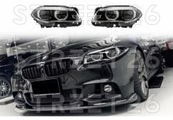 Tuning - Specials Faruri Full LED Angel Eyes compatibil cu BMW Seria 5 F10 F11 LCI (2014-2017) (5961)