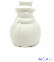  LED Matt hóember kerámia figura