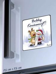 Hűtőmágnes karácsonyra - Boldog Karácsonyt