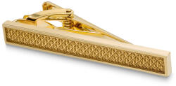 Willsoor Férfi arany nyakkendőcsipesz geometriai mintával 15809