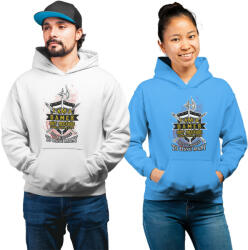 Fruit of the Loom, Kariban Gamer vagyok de nem azért mert nincs életem - Unisex Kapucnis Pulóver (386252)