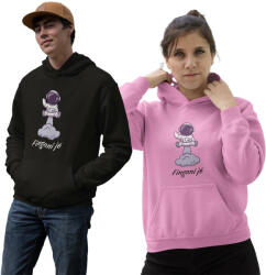  Asztronautás Fingani Jó - Unisex Kapucnis Pulóver (755161)