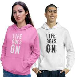 Fruit of the Loom, Kariban Life goes on - Unisex Kapucnis Pulóver (354988)