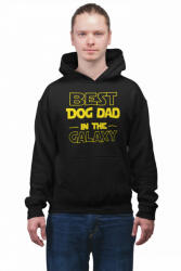 Fruit of the Loom, Kariban Best dog dad in the galaxy - Unisex Kapucnis Pulóver (577218)