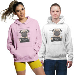  Sittes mopsz - Unisex Kapucnis Pulóver (466199)
