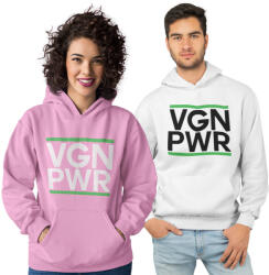  Vegan Power - Unisex Kapucnis Pulóver (350455)