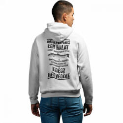  Tanítsd meg a férfit horgászni - Unisex Zipzáros Pulóver (161388)