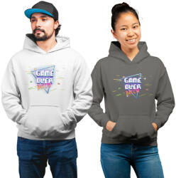  Game over b@tch - Unisex Kapucnis Pulóver (440292)