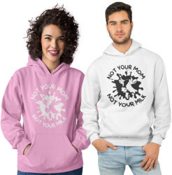 Fruit of the Loom, Kariban Not your mom not your milk - Unisex Kapucnis Pulóver (656052)