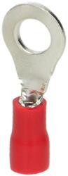 Orno Szigetelt szemes saru piros 1 mm2 M6 10db/csomag (OR-KK-8102/1/6/B1)