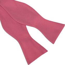 Onore Papion self tie, Onore, roz, microfibra, 12 x 6.5 cm, model uni