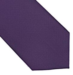 Onore Cravata slim, Onore, mov, microfibra, 145 x 5.5 cm, model uni, geometric