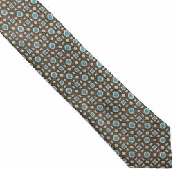 Onore Cravata slim, Onore, albastru, poliester, 145 x 5.5 cm, model geometric buline