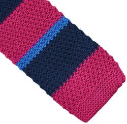 Onore Cravata slim tricotata, Onore, multicolor, microfibra, 145 x 5 cm, model liniar