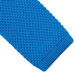 Onore Cravata slim tricotata, Onore, bleu, microfibra, 145 x 5.5 cm, model uni