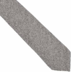Onore Cravata lata, Onore, gri deschis, lana, 145 x 7 cm, model liniar