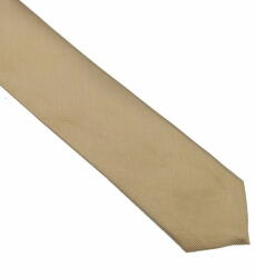 Onore Cravata slim, Onore, crem, microfibra, 145 x 5.5 cm, model uni, geometric