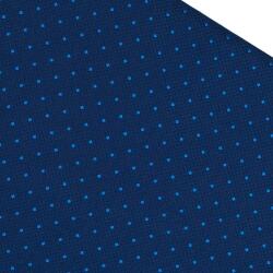 Onore Cravata ascot, Onore, bleumarin si albastru, microfibra, 125 x 15.5 cm, model buline