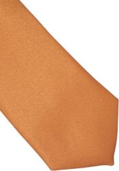 Onore Cravata slim, Onore, portocaliu, microfibra, 145 x 5 cm, model uni