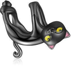 BeSpecial Pandantiv argint pisicuta neagra (PZT0365)