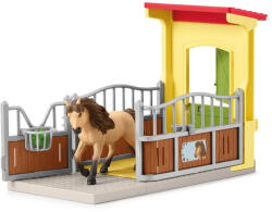 Schleich Boxa pentru ponei cu armasar Islandez, Schleich 42609 (42609S) Figurina
