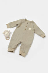 BabyJem Salopeta cu nasturei, winter muselin, 100% bumbac - verde, babycosy (marime: 18-24 luni)