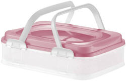 Domotti Cutie transport prajituri cu manere, violet, Dolce (90125)