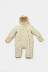 BabyJem Salopeta de iarna pentru bebelusi, winter muselin, 100% bumbac - stone, babycosy (marime: 3-6 luni)