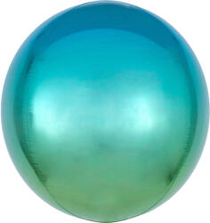 Amscan Balon din folie ombre albastru-verzui - glob