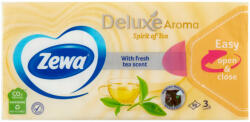 Zewa Deluxe Aroma Spirit of Tea illatosított papír zsebkendő 3 rétegű 90 db