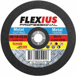 MOB&IUS Disc abraziv pentru taiere metal TM8, Ø A: 125 mm (DA125X1,6TM8)