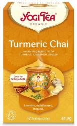 Pronat Ceai Bio Curcuma (Turmeric) - Pronat Yogi Tea Organic Turmeric Chai, 17 plicuri