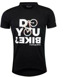 Force Tricou ciclism Force Bike, negru, S (FRC90789-S)